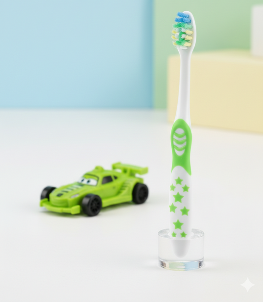 DORCO Children's Soft Toothbrush Set with Toy - Kids Dental Care Click to buy