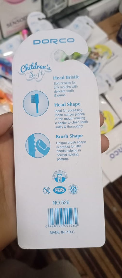 DORCO Children's Soft Toothbrush Set with Toy - Kids Dental Care Click to buy