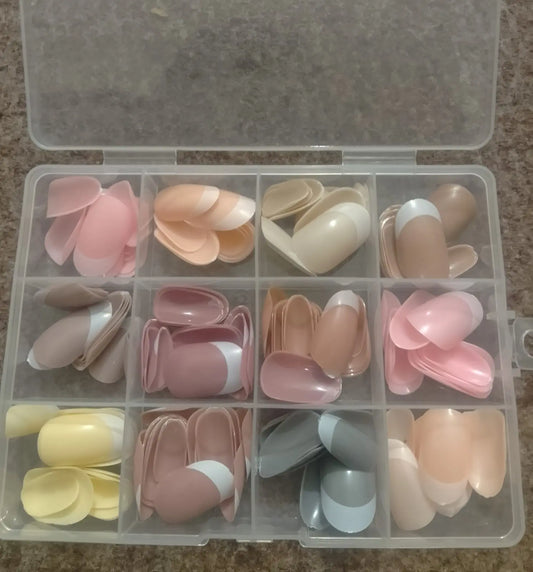 144 Pcs Multicolor Nails Box – Stylish, Durable & Easy-to-Use False Nails for Everyday Fashion, Parties & Nail Art Designs Click to buy