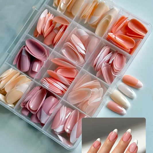 144 Pcs Multicolor Nails Box – Stylish, Durable & Easy-to-Use False Nails for Everyday Fashion, Parties & Nail Art Designs Click to buy