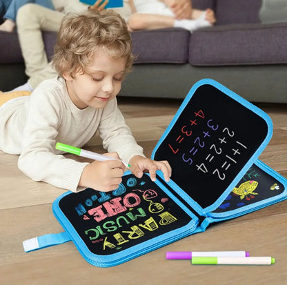 Erasable and Reusable Doodle Magic Blackboard Book for Kids Click to buy