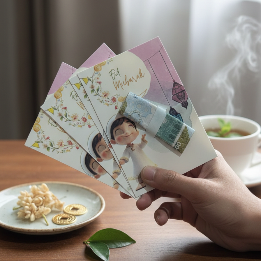 Eidi Cards Pack of 10 - Eid Money Gift Envelopes (Made in Pakistan) Click to buy