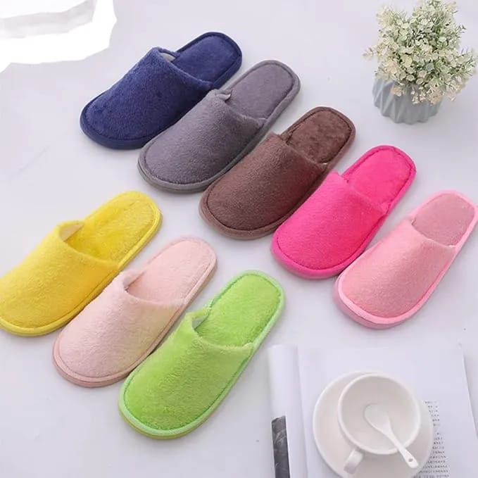 Premium Cotton Slippers - Soft, Breathable & Anti-Slip Indoor Footwear Click to buy