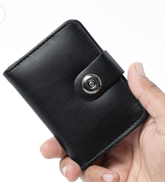 Premium Leather Wallet for Men & Boys - Slim Bifold with Magnetic Closure Click to buy