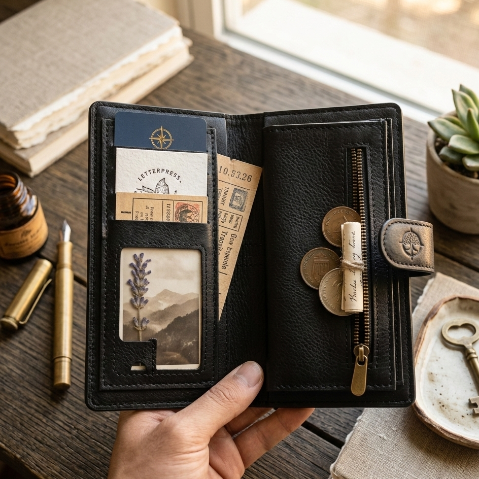 Gucci Style Long Wallet - Off White & Brown Designer Luxury Wallet Click to buy