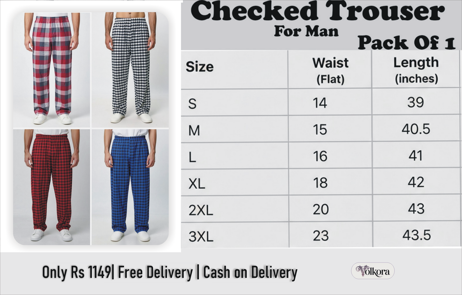 Men's Premium Quality Trousers - Random Color (S to XXXL) Click to buy