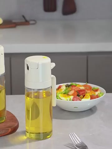 2-in-1 Oil Sprayer Bottle – Smart Kitchen Essential for Cooking & BBQ | 400ML
