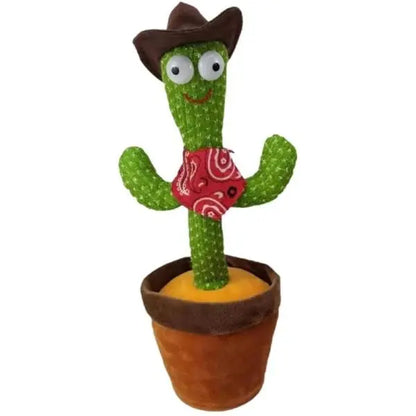 Viral Dancing Cactus Toy – Rechargeable Talking & Singing Plush for Kids (With Hat) Click to buy